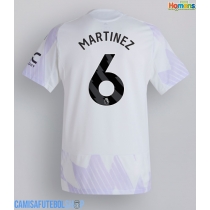 Camisa de time de futebol Manchester United Lisandro Martinez #6 Replicas 2º Equipamento 2025-26 Manga Curta
